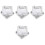 40Pz Contenitori Alluminio Argento Multiuso Per Barbecue 3