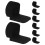 16Pcs Clarinet Thumb Rest Cushions Black Silicone Support Pads 3