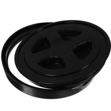 3Pcs Secure Seal Black ABS Bucket Caps Replacement for Chemical Drums