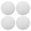 16Pièces Toiles Rondes Blanches, Support Peinture Huile 2