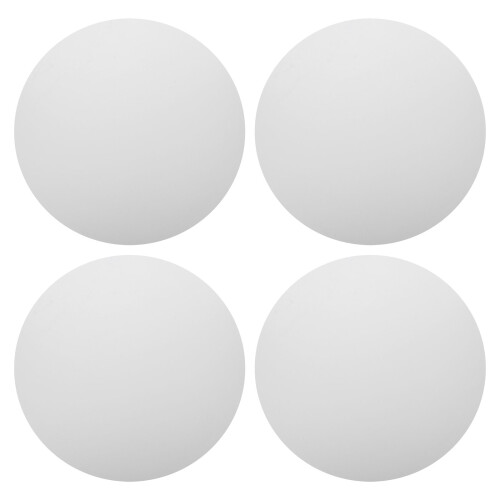 16Pièces Toiles Rondes Blanches, Support Peinture Huile 1