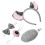 3Set Set Cosplay Koala Con Orecchie Coda E in Tessuto Leggero 3