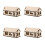 4Pz Piccole Case in Legno Kit DIY Per Bambini E Decorazioni 7