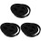 3Pcs Secure Seal Black ABS Bucket Caps Replacement for Chemical Drums 4