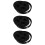 3Pcs Secure Seal Black ABS Bucket Caps Replacement for Chemical Drums 10