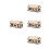 4Pz Piccole Case in Legno Kit DIY Per Bambini E Decorazioni 9