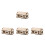 4Pz Piccole Case in Legno Kit DIY Per Bambini E Decorazioni 6