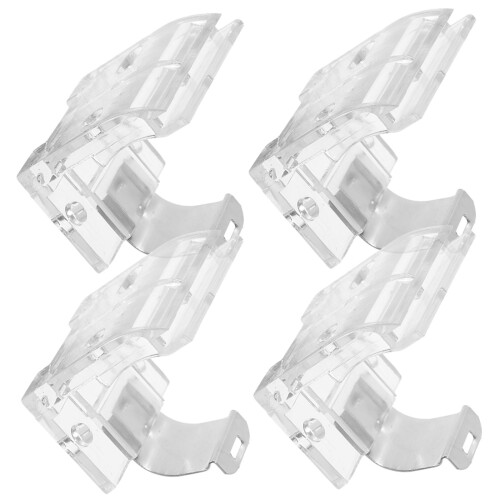8Pz Supporti Trasparenti in Metallo E Per Tende E Veneziane 2