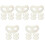 25Pz Maschere Masquerade in Carta Per Halloween E 5
