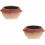 2Pièces Casseroles En Cuite Couvercle Cuisine Maison Marron 8