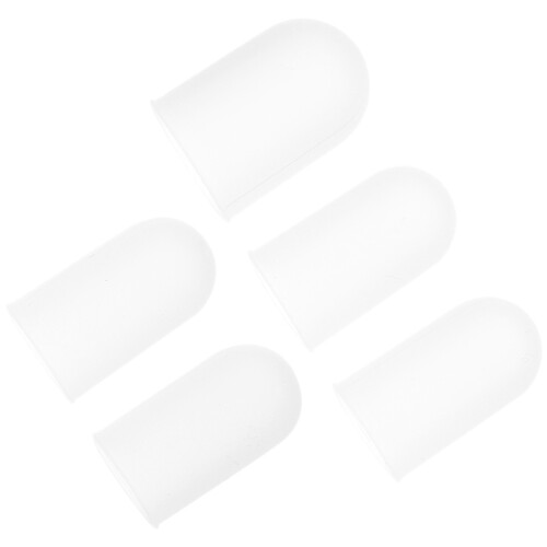 10Pz Guaina Dita Silicone Morbida Protettiva Antiscivolo Trasparente