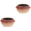 2Pièces Casseroles En Cuite Couvercle Cuisine Maison Marron 5
