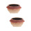 2Pièces Casseroles En Cuite Couvercle Cuisine Maison Marron 9