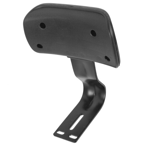 2Pcs Practical Motorcycle Back Cushion Black Soft Seat Support 1