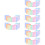 48Pz Sciarpe Per Danza Bambini Velluto Colorate Performance 8