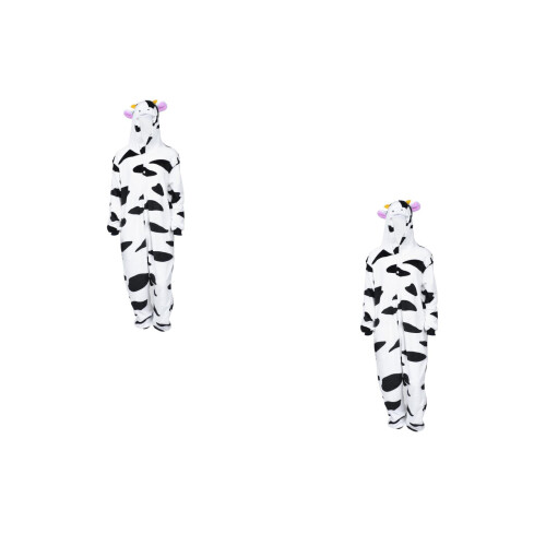 2Pz Camicie Flanella Cartoon Colorato Unisex 2