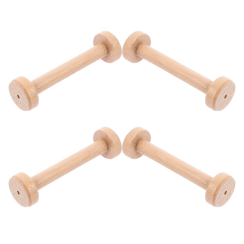 12Pièces En Bois Multi Usage Pour Fil Ruban À Bricoler 2