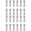 24Pz Dita Per Argento Decorativo Materiale 5