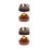 4Pcs PVC Realistic Simulation Cake Model Party Food Decor 8