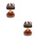 4Pcs PVC Realistic Simulation Cake Model Party Food Decor 9