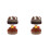 4Pcs PVC Realistic Simulation Cake Model Party Food Decor 4