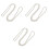 3Pz Catena Perline E Strass Per Moda E Cucito 3