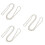 3Pz Catena Perline E Strass Per Moda E Cucito 7