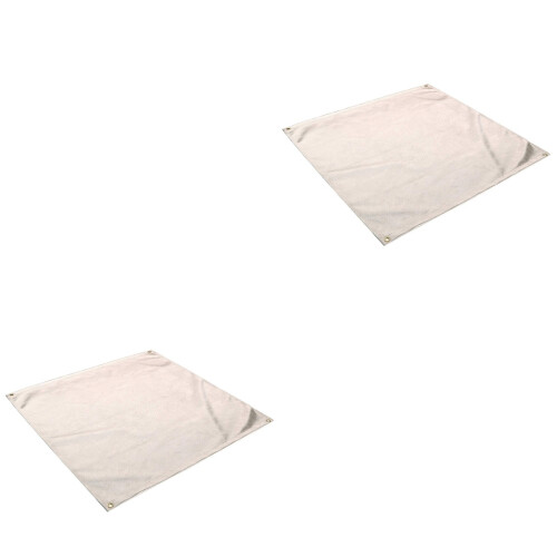 2Pz Coperta Antifuoco Bianca Per Barbecue Outdoor 2
