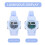 2Pz Orologi Elettronici Impermeabili E Luminosi 9