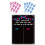 2Sets Kinderparty Sticker Sichere, Haftende Baby Gender Labels 9