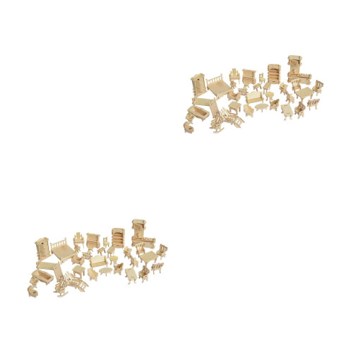 2St Creatieve 3D Meubels Beige Educatief Speelgoed 2