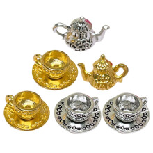 6Conjuntos Miniatura Metal Colorida Utensílios Decoração