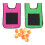 3Conjuntos Infantil Sticky Ball Colorido Com 10 Bolas De Espuma 4
