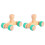2Pares Brinquedo Roller Treinamento Pet Multicolor 1