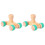 2Pares Brinquedo Roller Treinamento Pet Multicolor 2