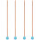 2Pares Malhete De Percussão Azul Para Marimba Com De Bordo 3