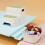 Small Two-Tier Step Stool for Toddlers, Compact Light Green PP Plastic Non-Slip Design, Ideal for Home Use 4