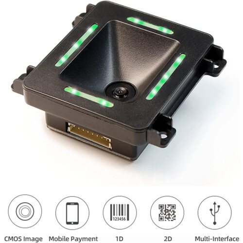 Embedded 1D 2D Barcode Scanner Module with RS485 for Fast QR Code Reading and Ticket Verification 1