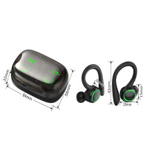 Innovative kabellose Ohrhörer, 3D-Stereo-Sound, Bluetooth 5.3-Technologie für ein unvergleichliches Klangerlebnis, komfortable Sport-Ohrhaken, IP7