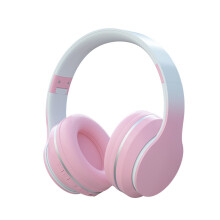 Căști Bluetooth pliabile confortabile, calitate audio de studio pentru copii, cu microfon, lumini LED colorate și durată lungă de viață a