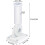 Adjustable Bracket Multi-Position Wind Resistant Heavy Duty Construction, White Finish Universal Pole Fit For Wall Mountable, Mounting Hardware Includ 4