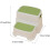 Small Step Stool PP Plastic Portable Toddler TwoTier Step Stool Light Green Sturdy Durable 2