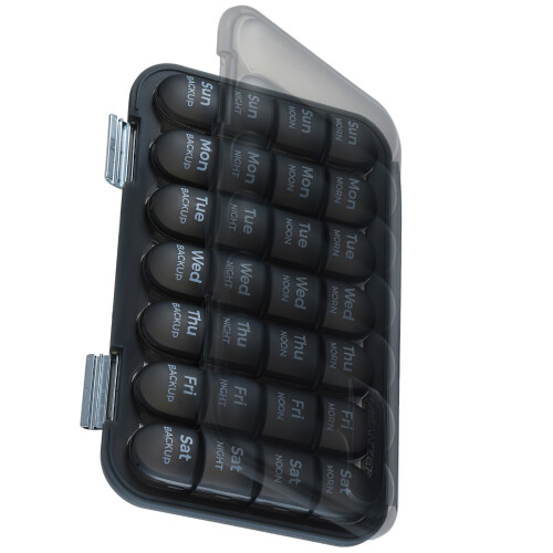 Large Capacity Weekly Pills Organizers Sealed Compartments-28