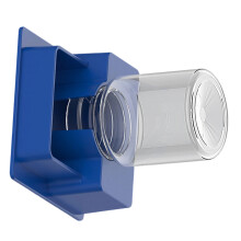 Distributeur d'eau automatique silencieux, bol à boire pour-Bleu