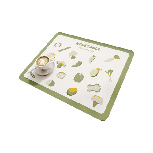 Tapis de comptoir avec support antidérapant, motif de dessin-2