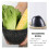 Simple Salad Bowl Lettuces Dish Practical Salad Container-17cm 2