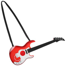 3Stk Kinder Spielzeug Gitarre ABS Rot Für Musikalische Früherziehung