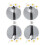 6 Sonnenbrillen Blumendesign Partyaccessoire Brillen 2
