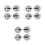 6 Sonnenbrillen Blumendesign Partyaccessoire Brillen 9