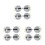 6 Sonnenbrillen Blumendesign Partyaccessoire Brillen 5